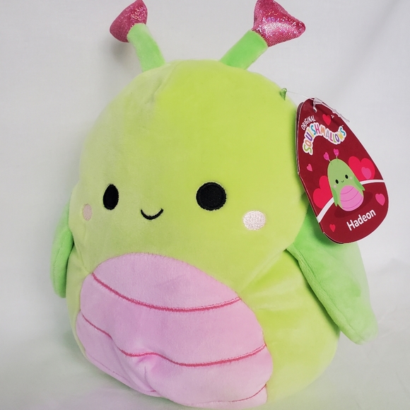 Hadeon the Grasshopper Valentines Squishmallow BNWT 8 Inch - Picture 2 of 8